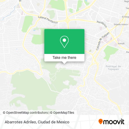 Abarrotes Adrileo map