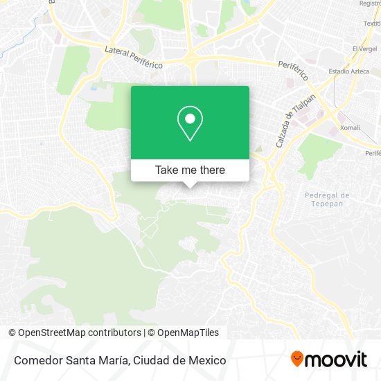 Comedor Santa María map