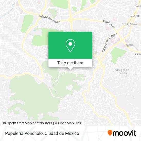 Papelería Poncholo map