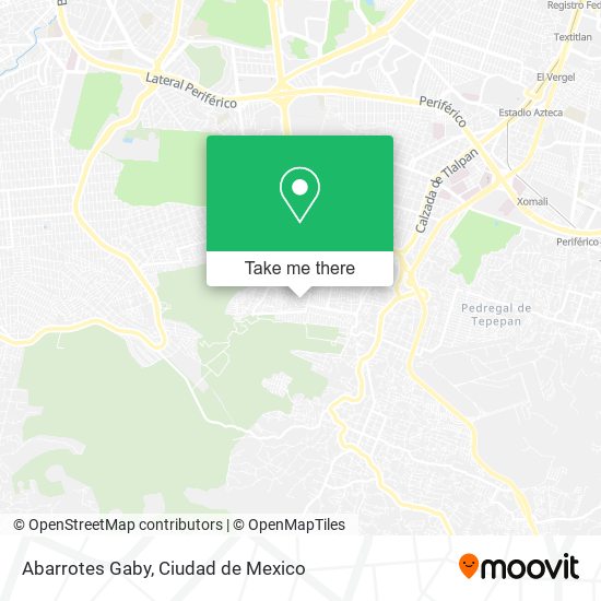 Abarrotes Gaby map