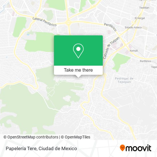 Papelería Tere map