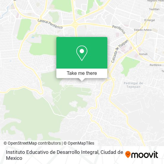 Mapa de Instituto Educativo de Desarrollo Integral