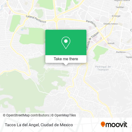 Tacos La del Angel map