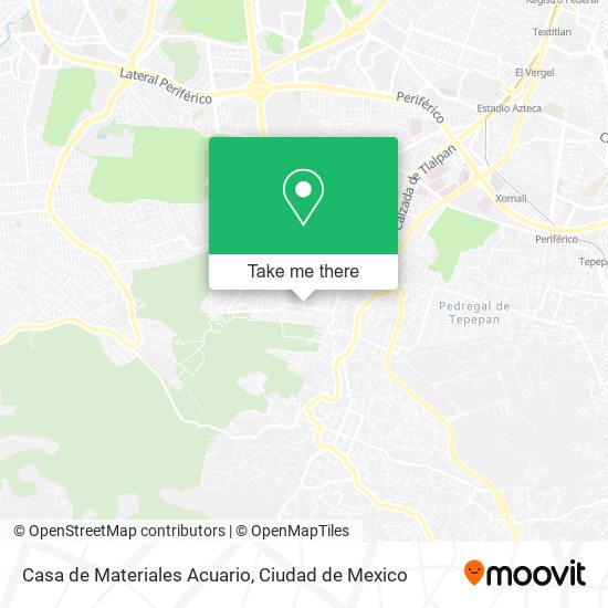 Casa de Materiales Acuario map