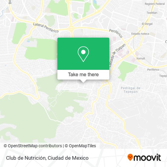 Club de Nutrición map