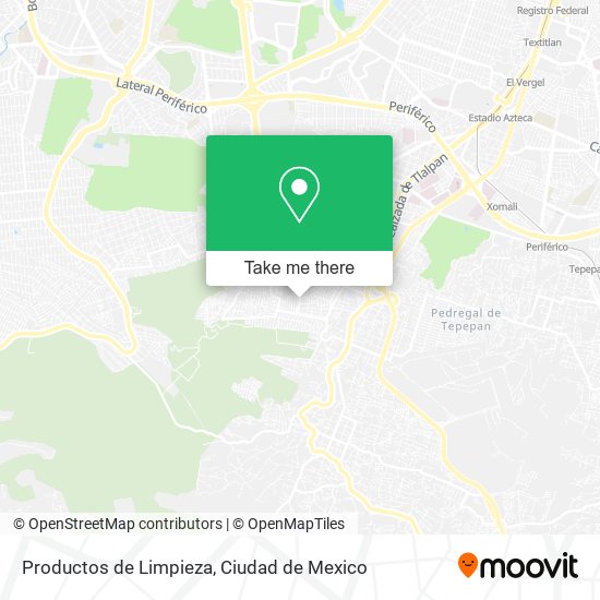 Productos de Limpieza map