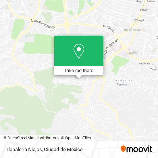 Tlapalería Nicjos map