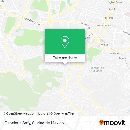 Papeleria Sofy map