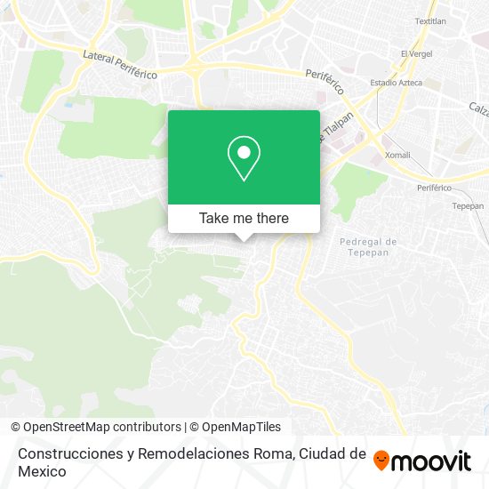 Construcciones y Remodelaciones Roma map
