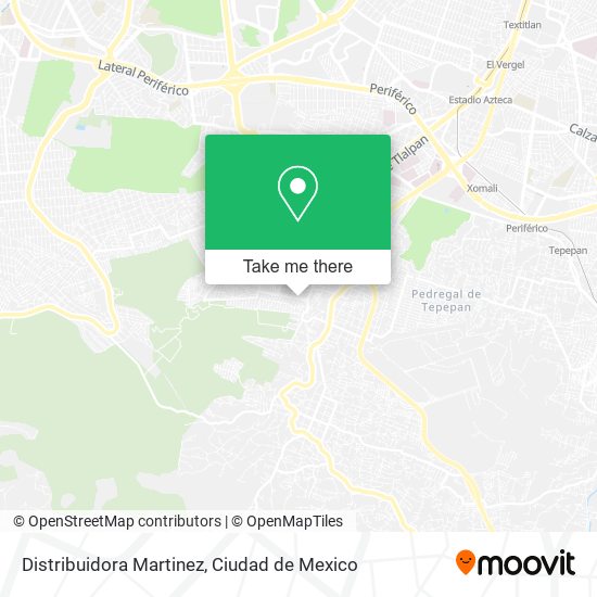 Distribuidora Martinez map