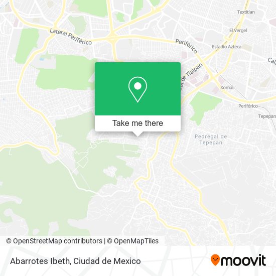 Abarrotes Ibeth map