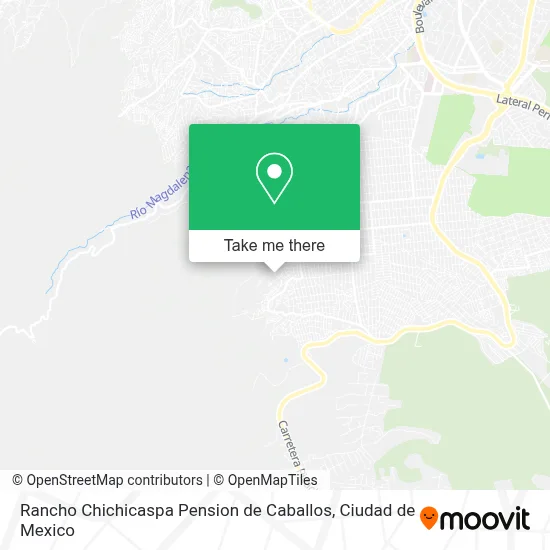 Rancho Chichicaspa Pension de Caballos map