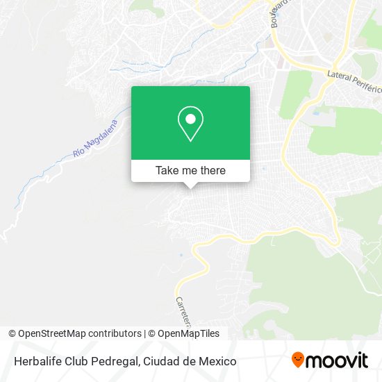 Herbalife Club Pedregal map