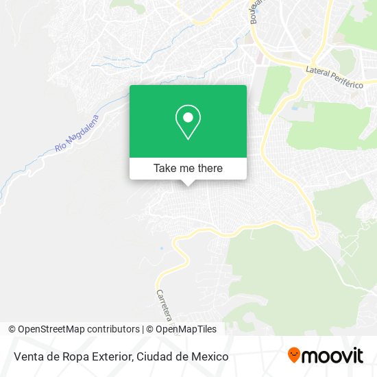 Venta de Ropa Exterior map