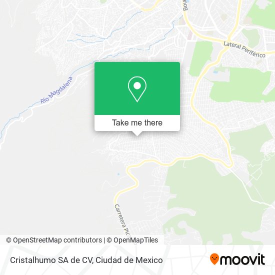 Mapa de Cristalhumo SA de CV