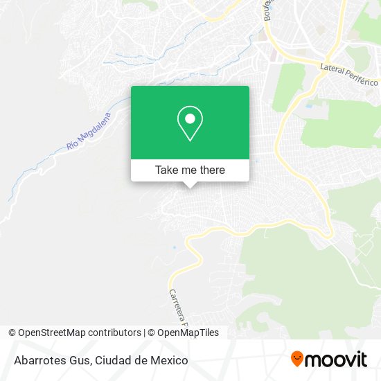 Abarrotes Gus map
