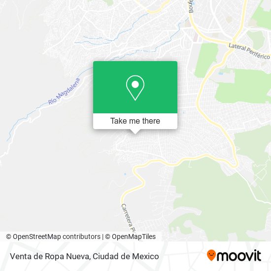 Mapa de Venta de Ropa Nueva