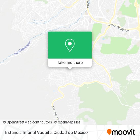 Mapa de Estancia Infantil Vaquita