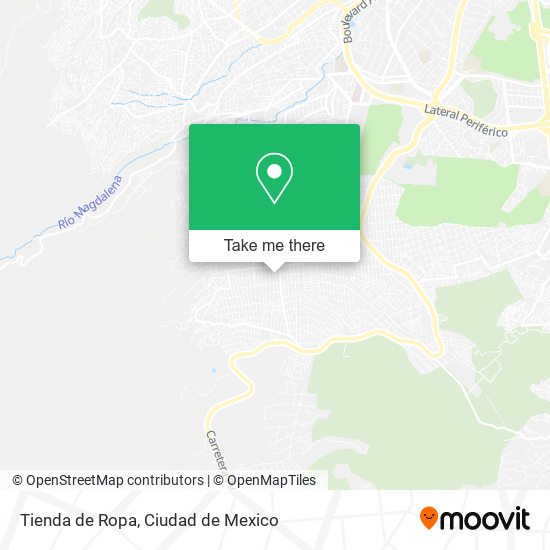 Mapa de Tienda de Ropa