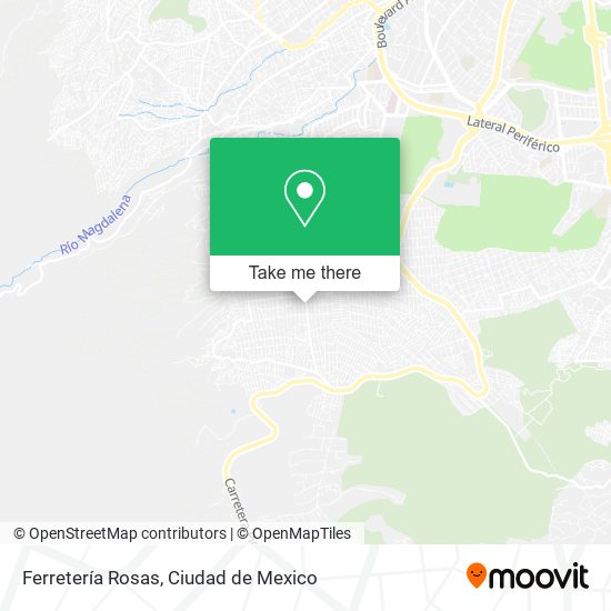 Mapa de Ferretería Rosas