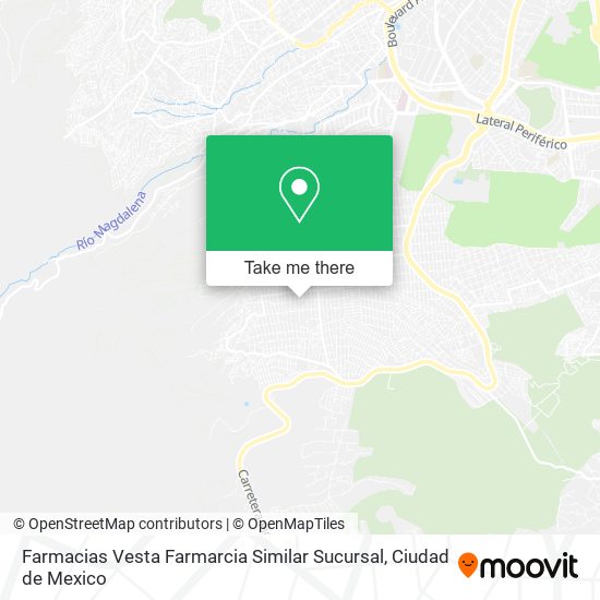 Farmacias Vesta Farmarcia Similar Sucursal map