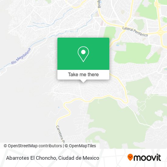 Abarrotes El Choncho map