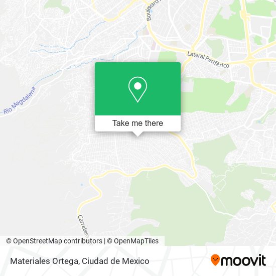 Materiales Ortega map