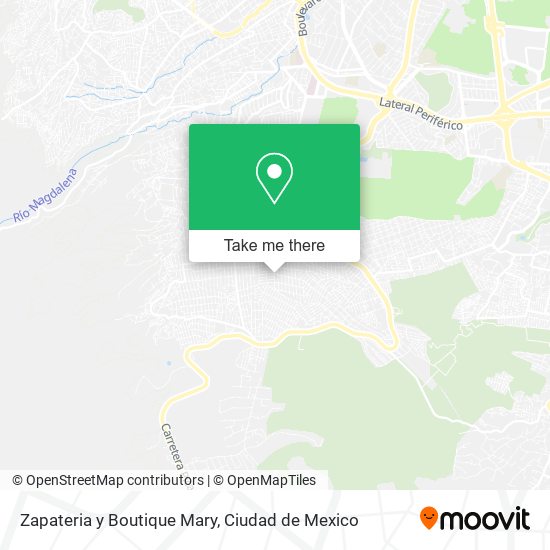 Mapa de Zapateria y Boutique Mary