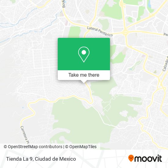 Mapa de Tienda La 9