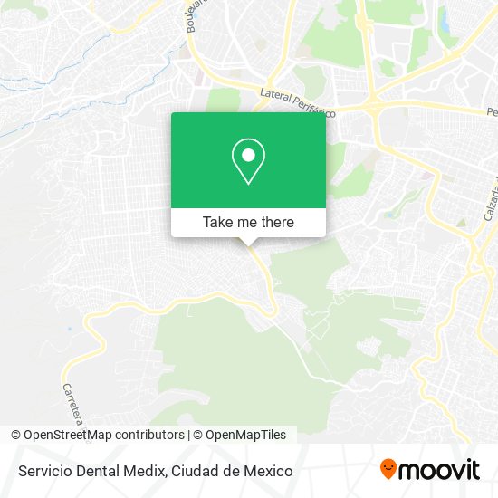 Servicio Dental Medix map