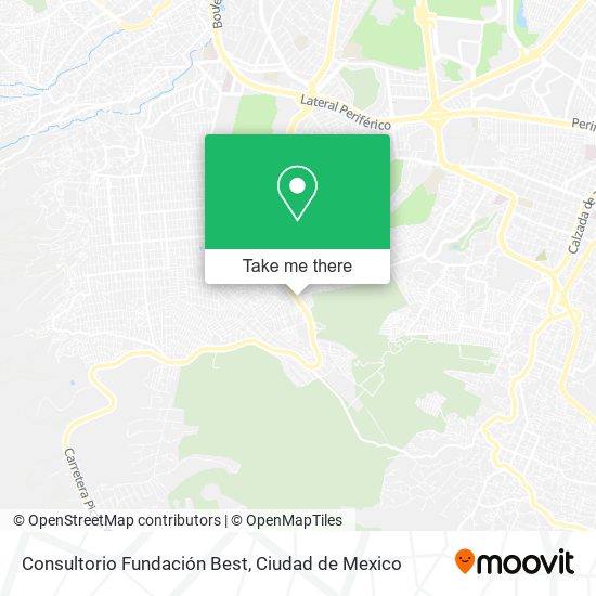 Mapa de Consultorio Fundación Best
