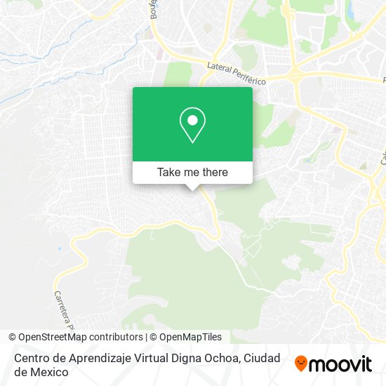Centro de Aprendizaje Virtual Digna Ochoa map
