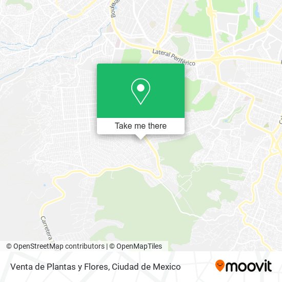 Venta de Plantas y Flores map