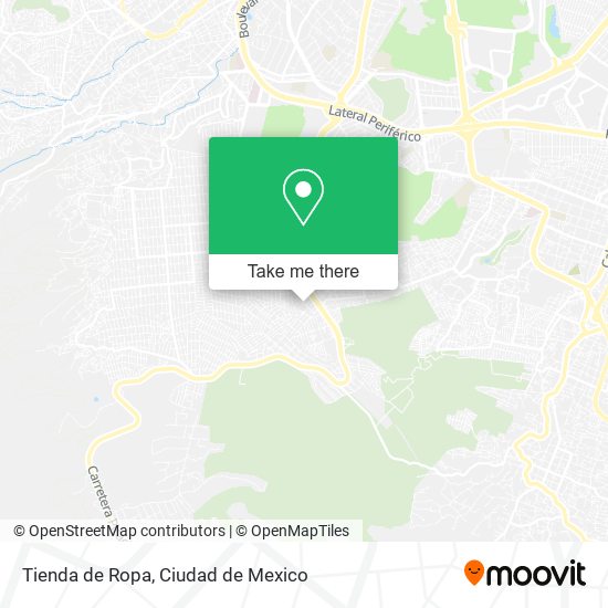 Tienda de Ropa map