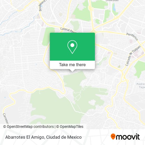 Abarrotes El Amigo map