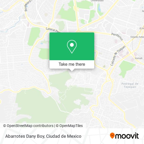 Abarrotes Dany Boy map
