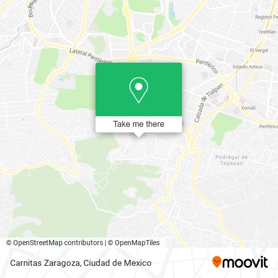 Carnitas Zaragoza map