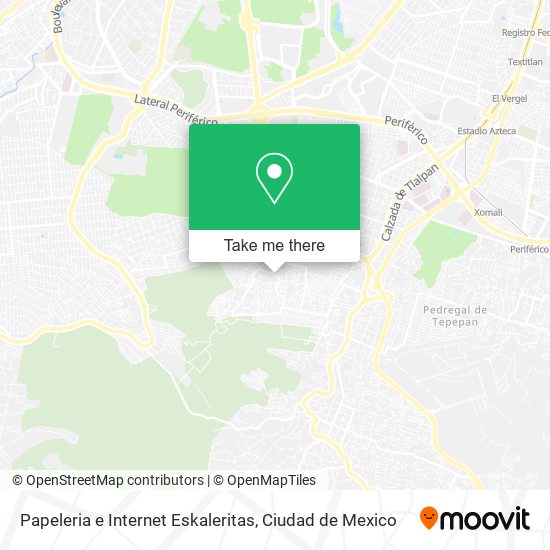 Papeleria e Internet Eskaleritas map