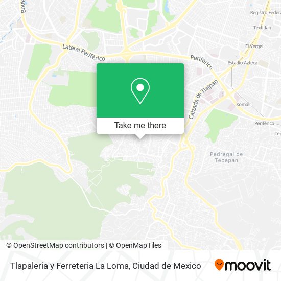 Tlapaleria y Ferreteria La Loma map