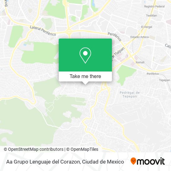 Aa Grupo Lenguaje del Corazon map