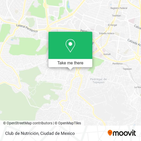 Mapa de Club de Nutrición