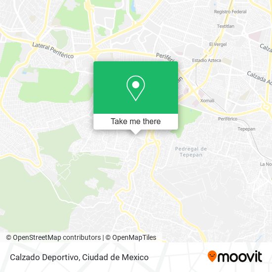 Calzado Deportivo map