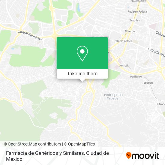 Farmacia de Genéricos y Similares map