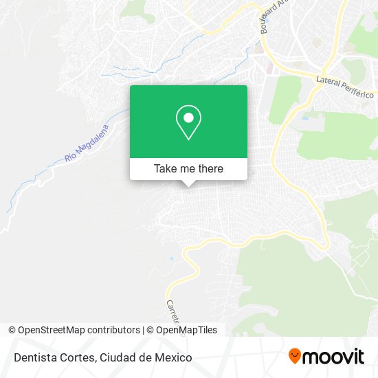 Dentista Cortes map