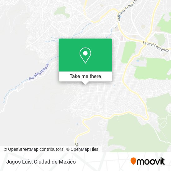 Jugos Luis map