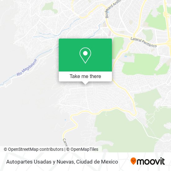 Mapa de Autopartes Usadas y Nuevas