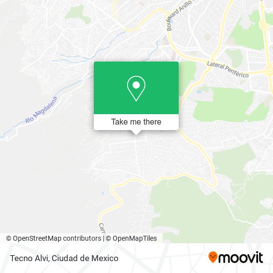 Tecno Alvi map