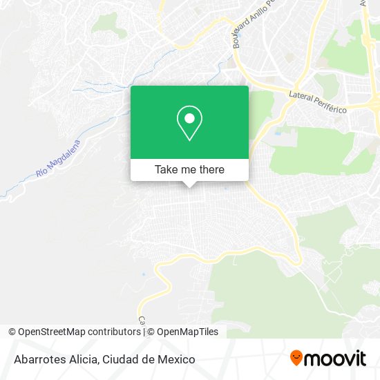 Abarrotes Alicia map