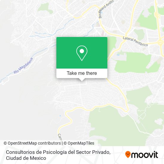 Consultorios de Psicología del Sector Privado map