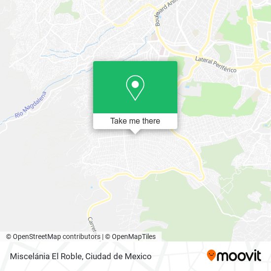 Miscelánia El Roble map